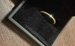 Anello in oro con 39 diamanti naturali 0.51ct