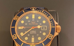 Glycine combat sub bronze automatic