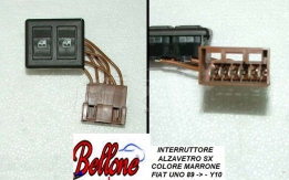 Interruttore Alzavetro sinistro Fiat Uno Autobianchi Y10