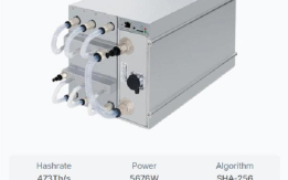 Modello Antminer S21 XP Hyd (473Th) SHA256 Bitmain