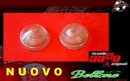 Plastiche fanalini anteriori Fiat 500 Stars originali epoca