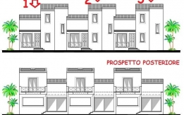 Rif. 1409 villa in trifamiliare in costruendo di mq 130 circ